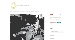 Desktop Screenshot of medienstammtisch.info
